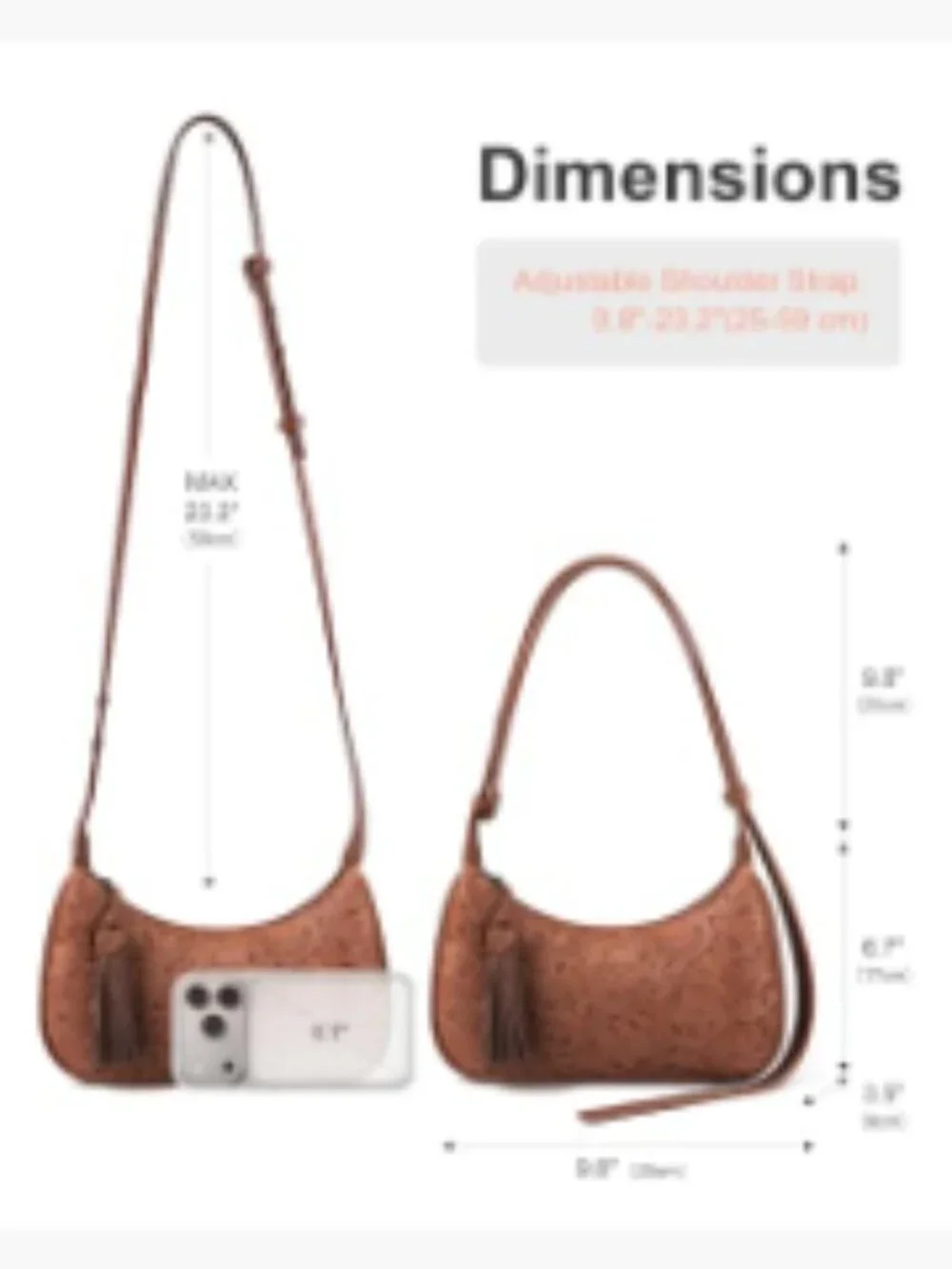 Retro Hobo Shoulder Bag Women Vegan Leather Floral Embossed Crossbody Purse
